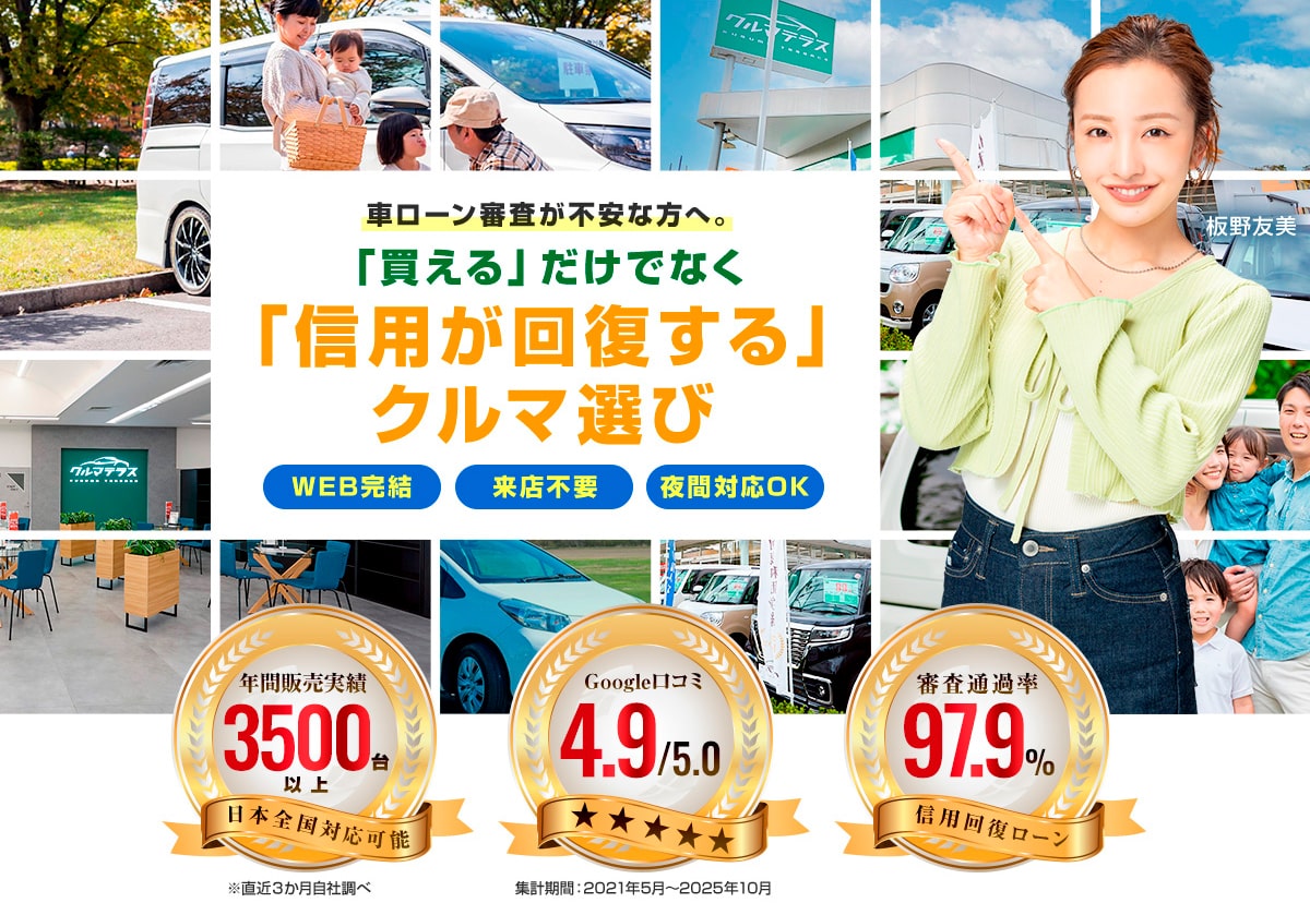 新しい信用を生み出す「信用回復ローン」ならクルマテラス八王子支店