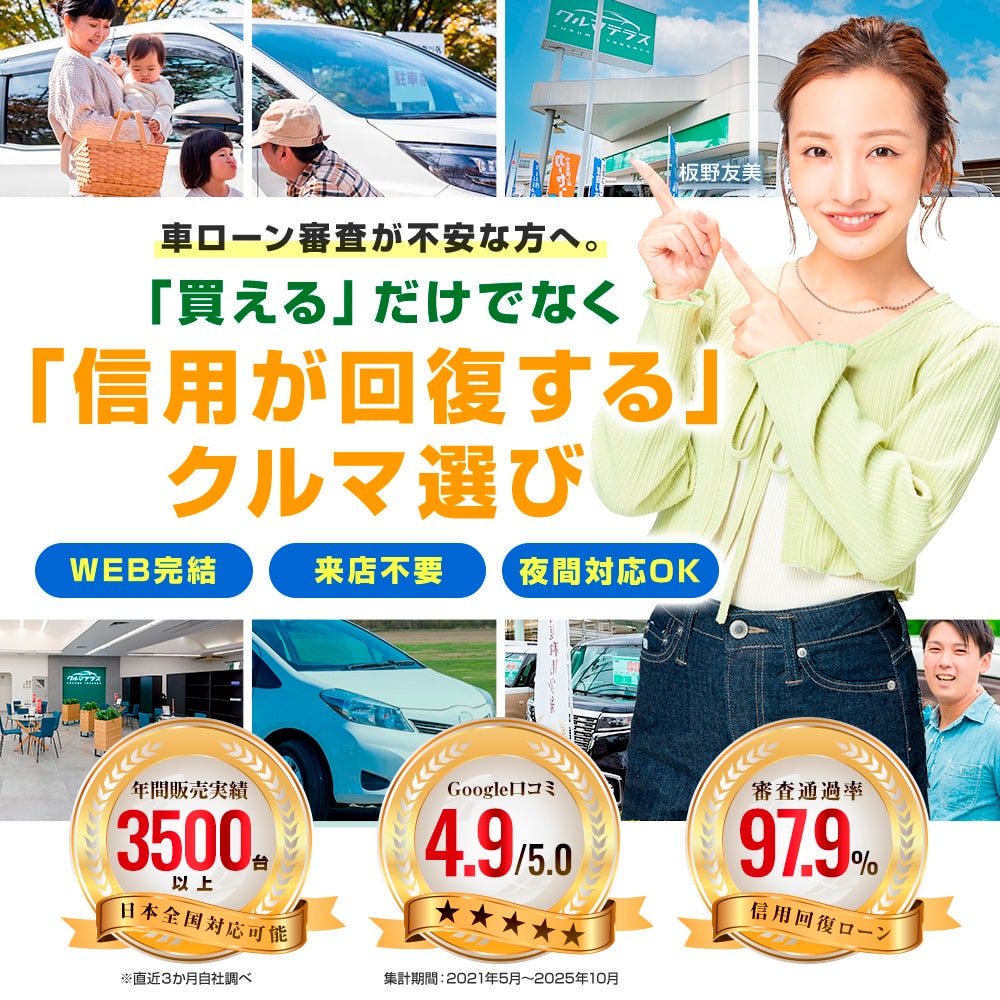 新しい信用を生み出す「信用回復ローン」ならクルマテラス八王子支店